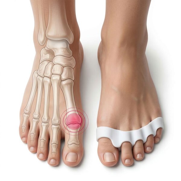 Buddy Hackr Toe Separators — Silicone toe spacers to restore natural foot alignment